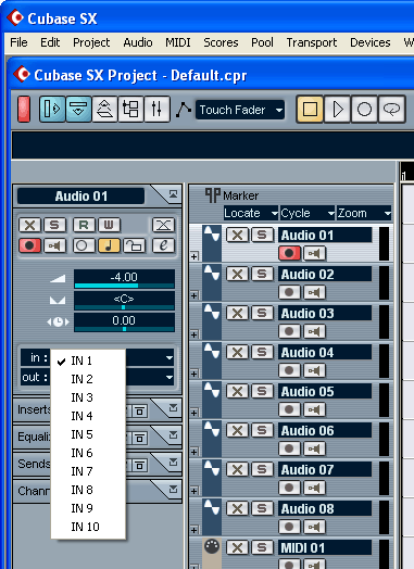 VST Inputs